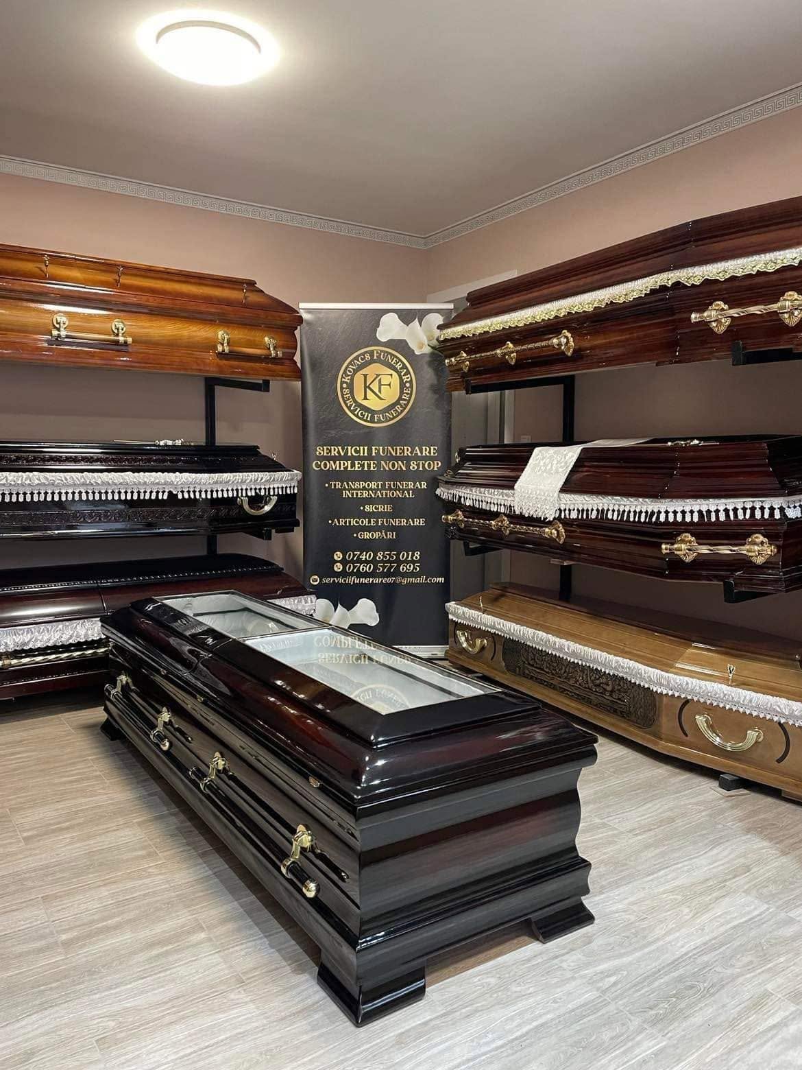 Sicrie și produse funerare Kovacs Funerar — showroom Orașu Nou